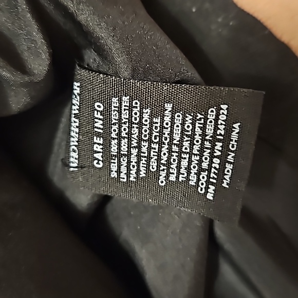 Black flowered jacket - Picture 5 of 5